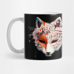 Kitsune Sakura Japanese Mug